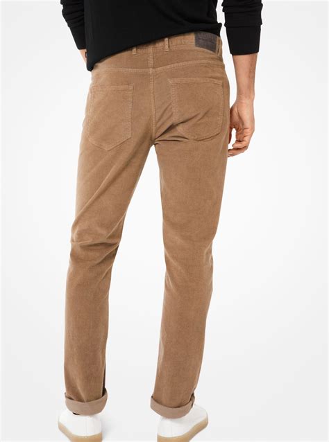 michael kors parker slim fit corduroy|parker fritz pant.